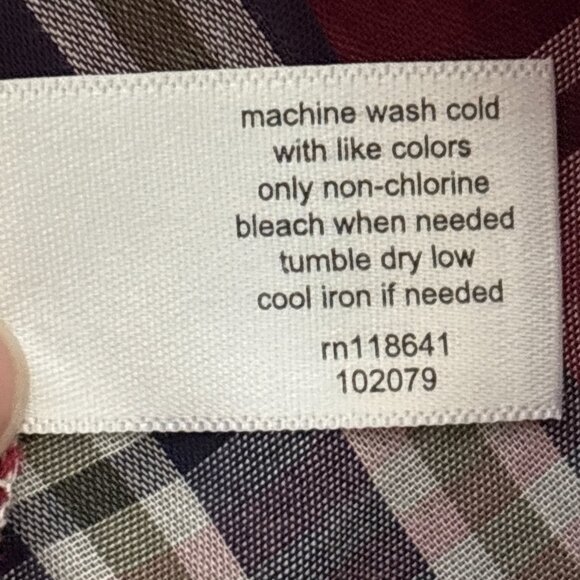 Lane Bryant Puff Sleeve Button Down Blouse Plus Size 20 Pink Plaid Sheer New - Picture 11 of 14